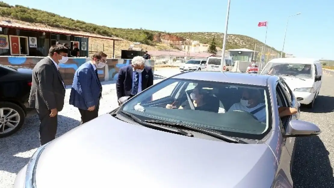 Yatağan Kaymakamı Yol Kontrolüne Katıldı