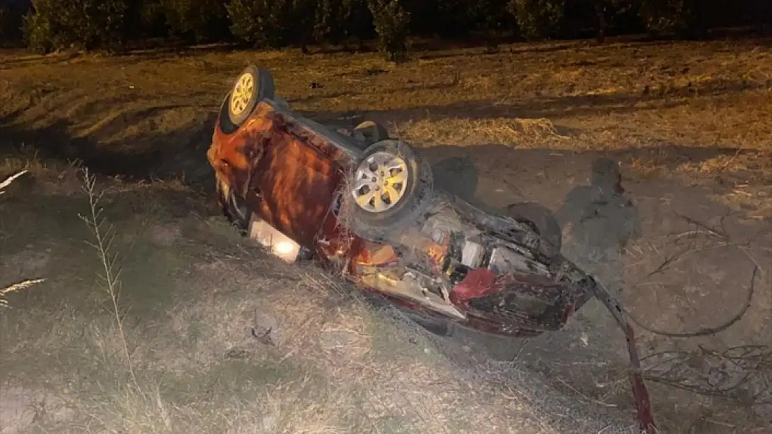 DALAMAN'DA FECİ KAZA: OTOMOBİL TAKLA ATTI!
