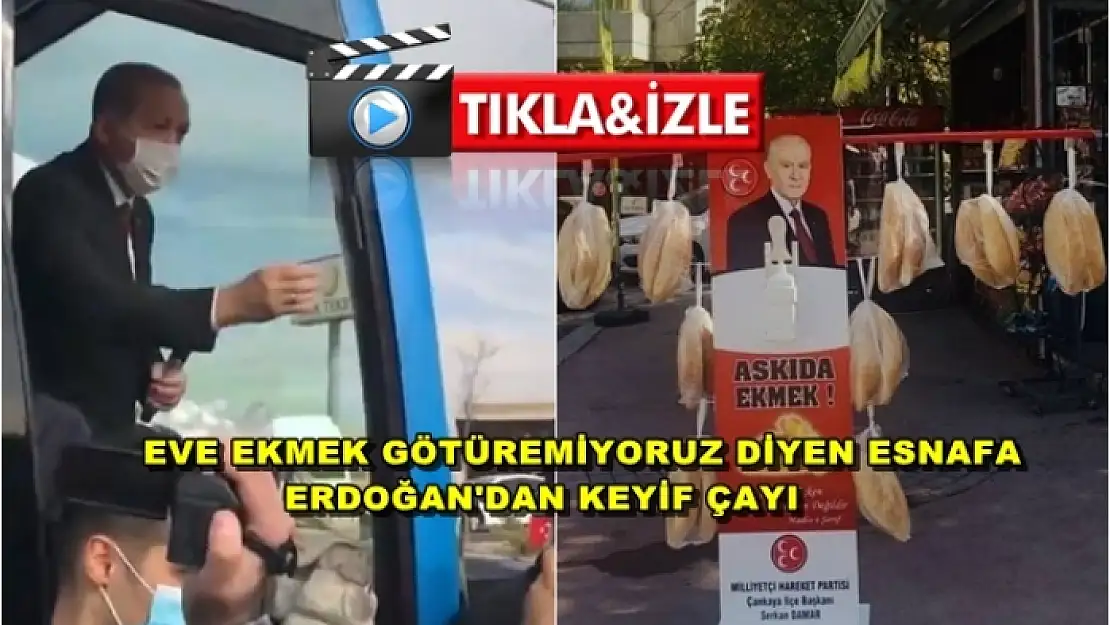 'Eve Ekmek Götüremiyoruz' Diyen Esnafa 'Bu Laf Bana Abartı Geldi' Diyerek Çay Dağıttı