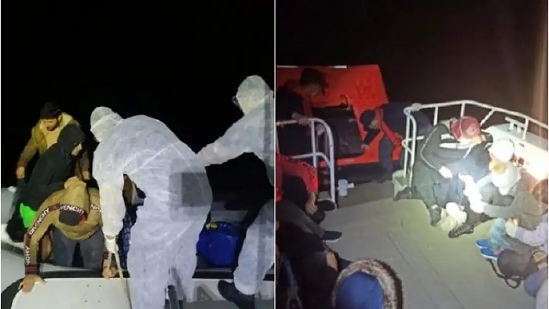 Marmaris ve Datça Açıklarında 37 Kaçak Göçmen Kurtarıldı