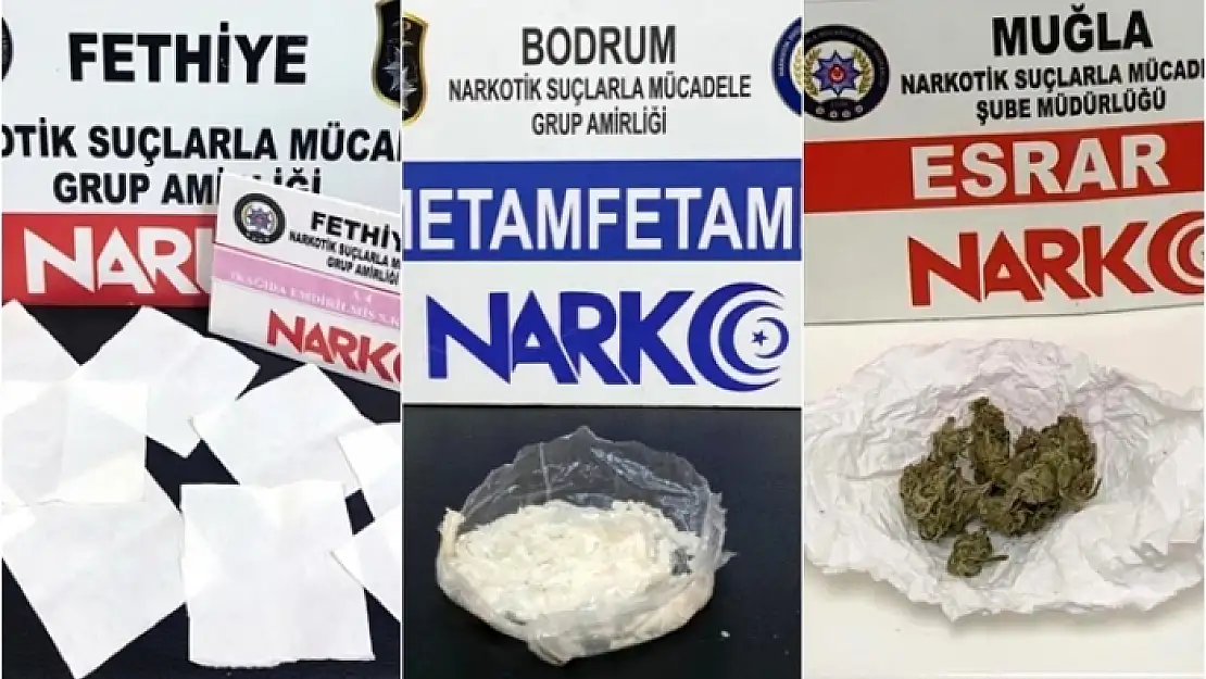 Muğla'da 5 Ayrı Narkotik Operasyonunda 2 Tutuklama