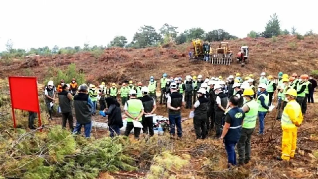 Muğla'da Silvikültür Tatbikatı Yapıldı