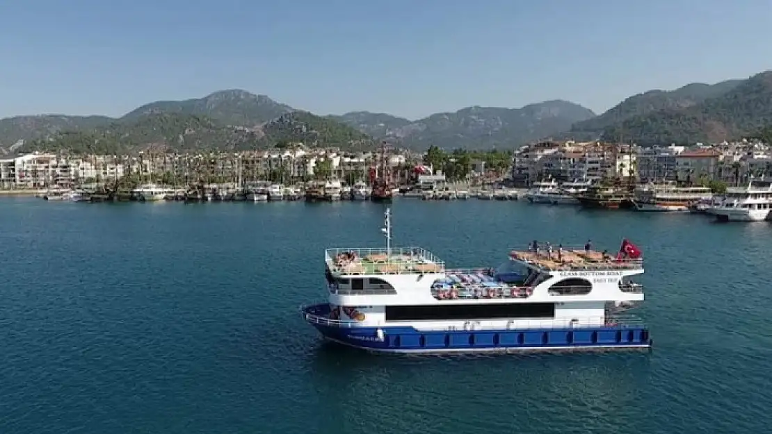 Muğla Marmaris'te Deniz Dibini Görmek İsteyenler İçin Geziler Başladı