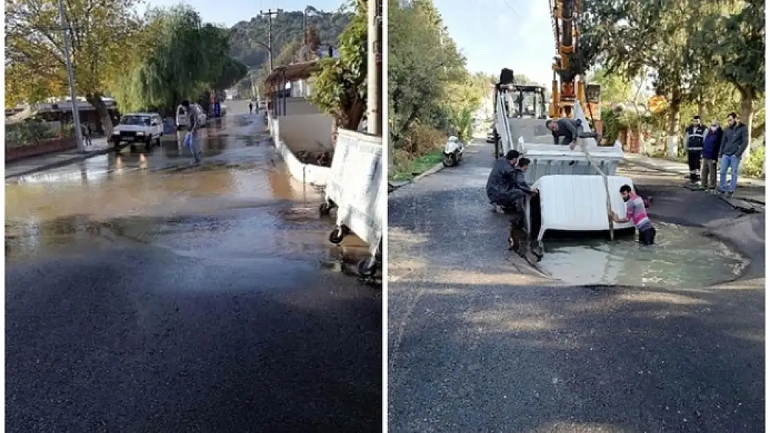 Bodrum'un Bitmeyen Çilesi Patlayan Su Boruları