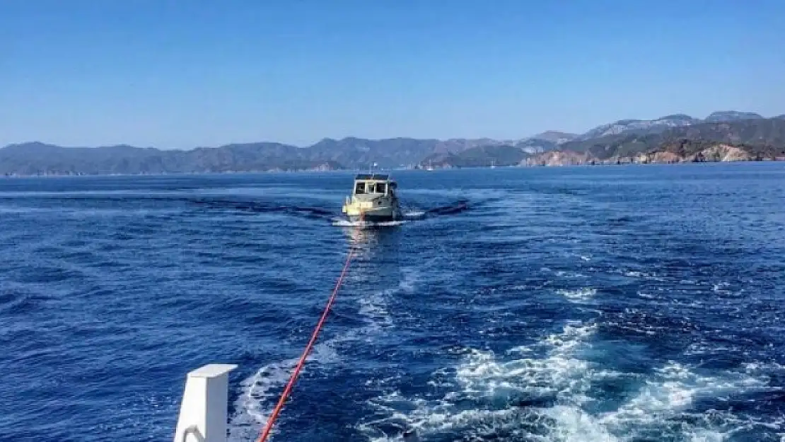 Fethiye'de Denizde Sürüklenen 4 Kişi Kurtarıldı !