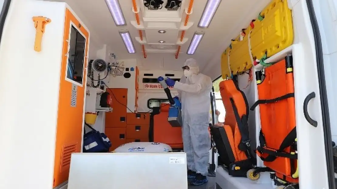 Hasta Nakil Ambulanslarında Hijyen Arttırıldı