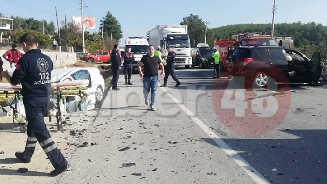 Milas-Bodrum Kara Yolu Üzerinde Trafik Kazası!