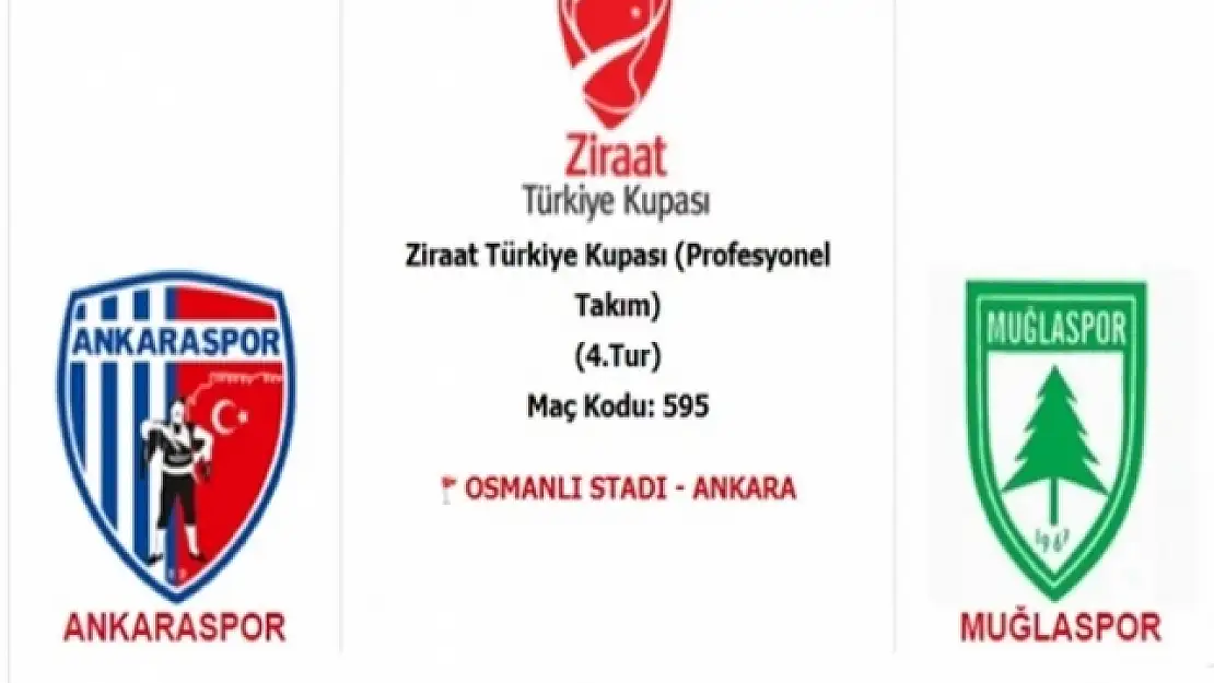 Muğlaspor Kupada Ankaraspor'a Konuk Olacak