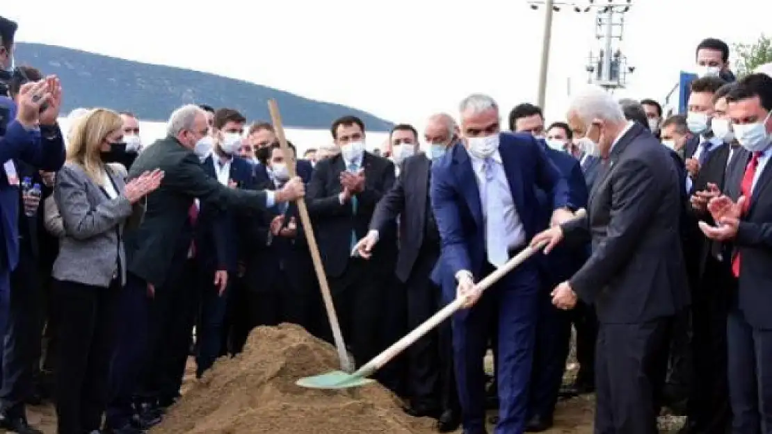 Bakan Ersoy, Bodrum'un Alt Yapı ve Kanalizasyon Temelini Attı
