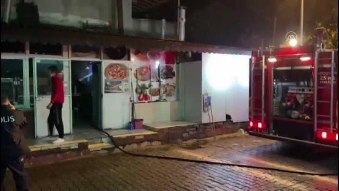 Dalaman'da Restoranda Çıkan Yangın Hasara Neden Oldu