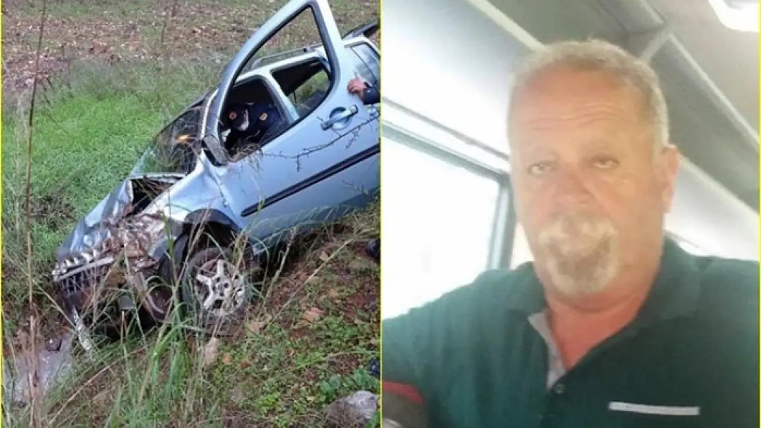 Ortaca'da Hafif Ticari Araç Şarampole Devrildi: 1 Ölü 1 Yaralı!