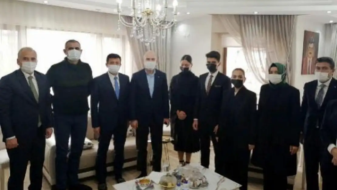 Süleyman Soylu'dan Yelda Erol Gökcan'a Başsağlığı Ziyareti