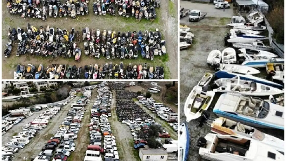 Bodrum'da Binlerce Motosiklet, Yüzlerce Tekne Çürümeye Terk Edildi