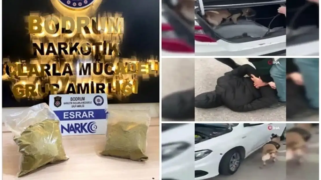 Bodrum'da Narkotik Ekibinden Nefes Kesen Operasyon