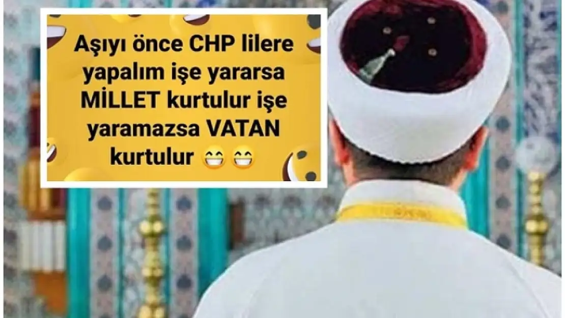 Cami İmamından CHP'lilerle İlgili Skandal Paylaşım!