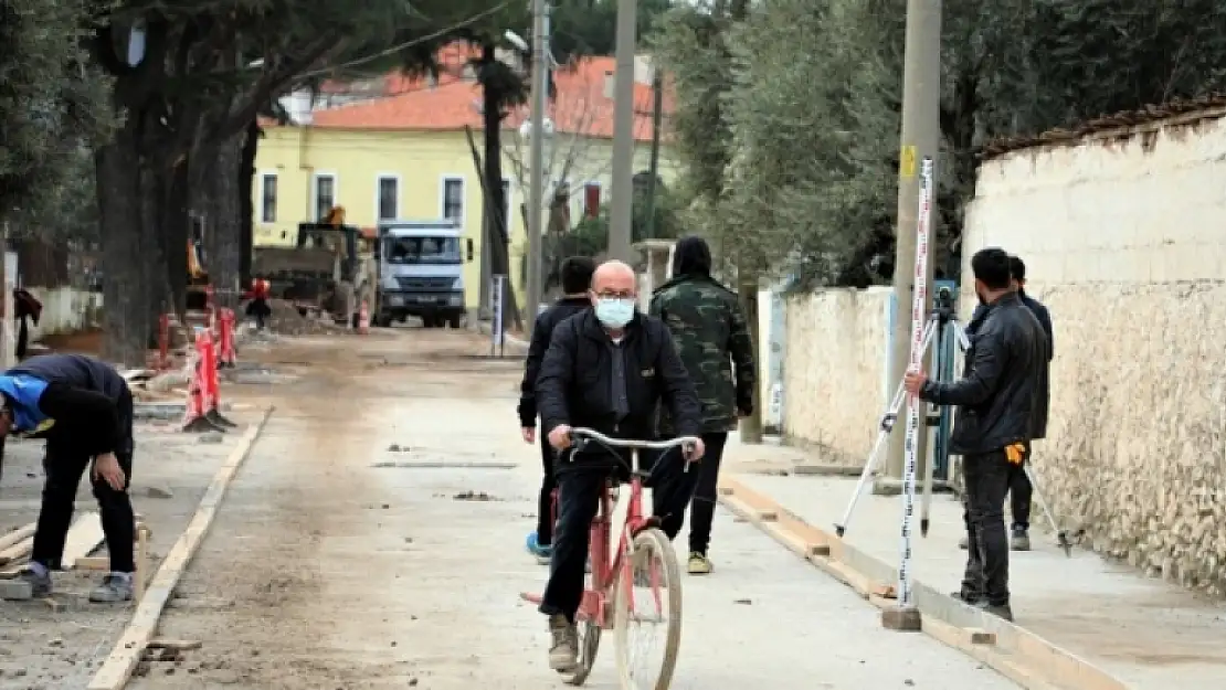 'Bisiklet Kenti' Ula'da Bisiklet Yolları Yapılıyor