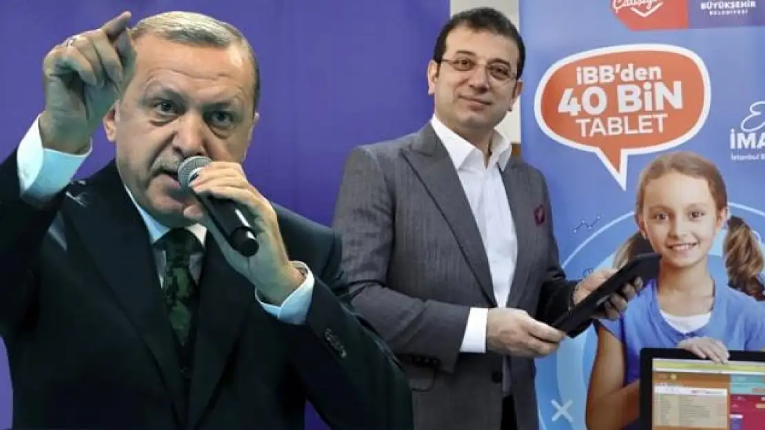 Erdoğan'dan İmamoğlu'na Tepki: Bizim İlçe Belediyemiz 50 Bin Tablet Dağıttı