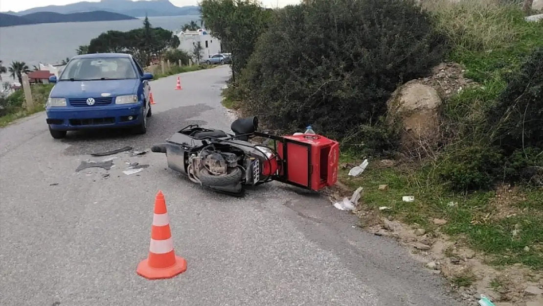 Milas'ta Otomobille Çarpışan Motosikletin Sürücüsü Öldü