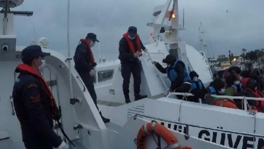 Bodrum'da 34 Kaçak Göçmen Kurtarıldı