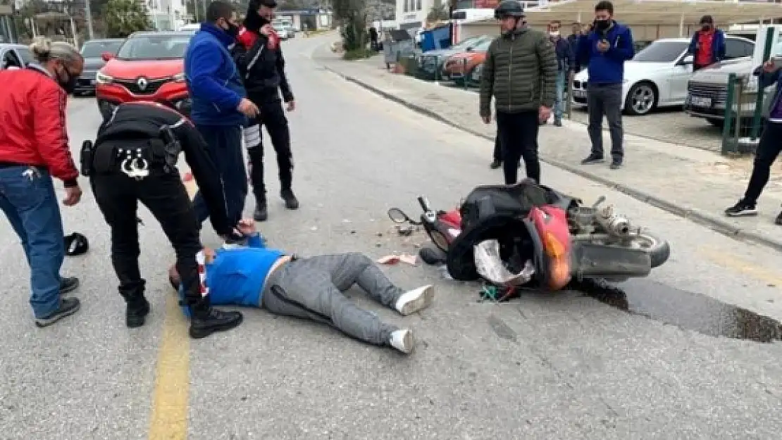 Bodrum'da Trafik Kazası: 1 Yaralı