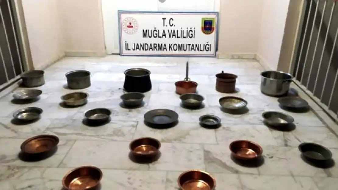 Yatağan'da Bakır Kazan Hırsızlığı