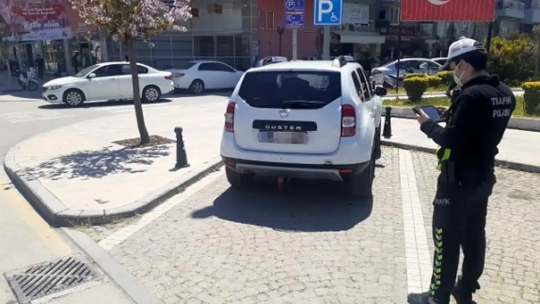 Dalaman ve Ortaca'da Engelli Park Yerlerini Kullananlara Ceza