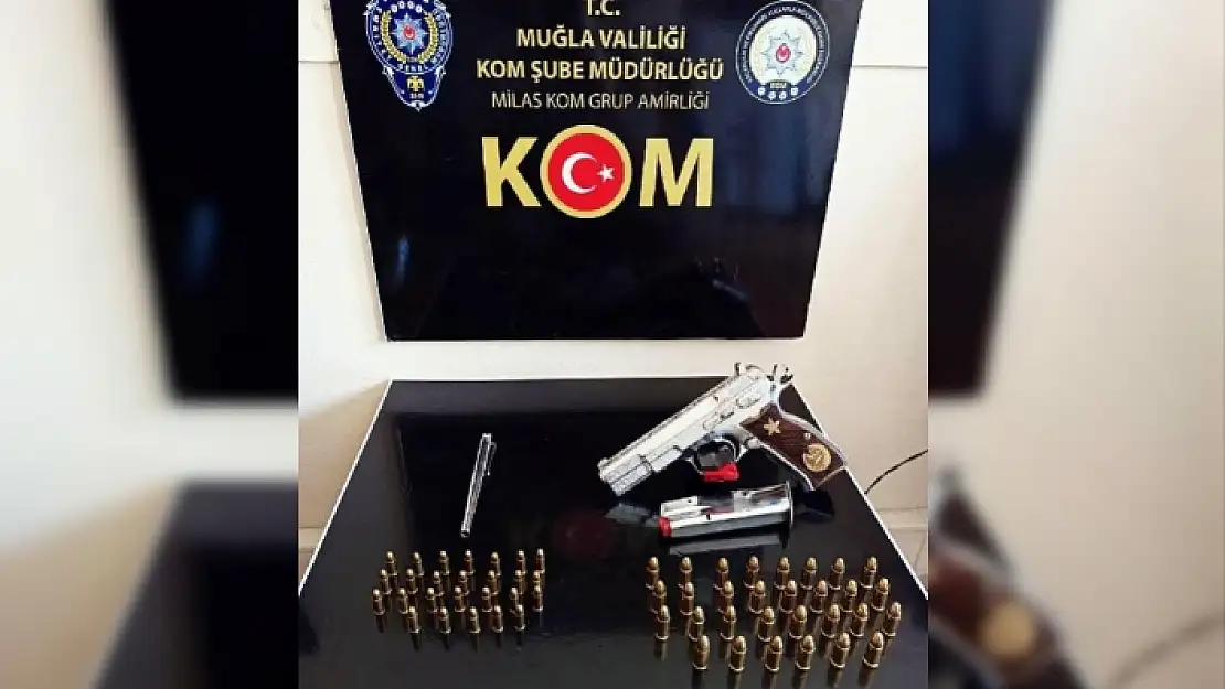 Milas'ta Kalem Tabancayla Yakalanan 3 Şüpheli, Adli Kontrol Şartıyla Serbest Bırakıldı