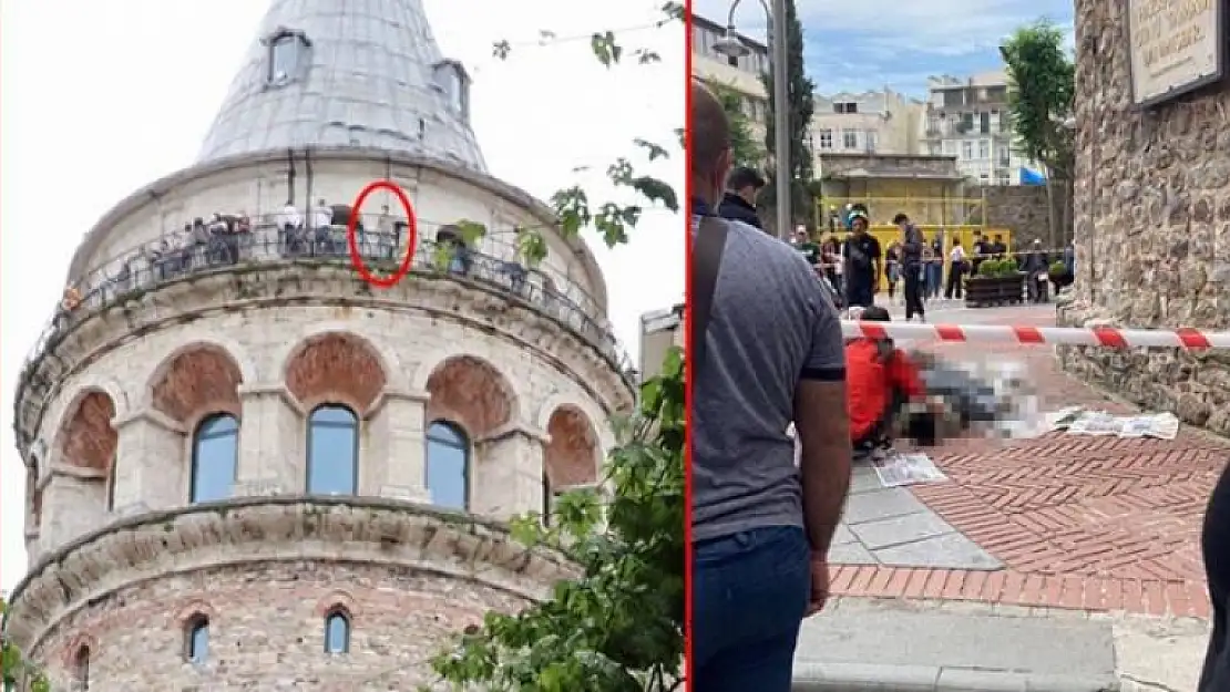 18 Yaşındaki Genç Galata Kulesi'nden Atlayarak İntihar Etti