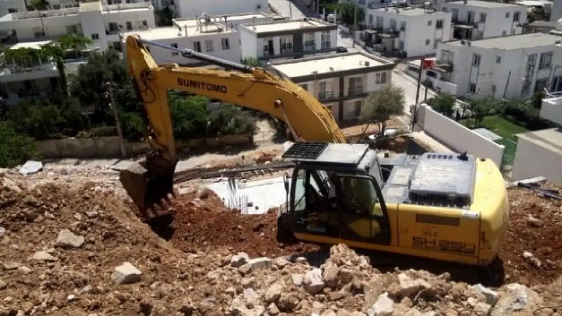 Bodrum'da İnşaat Yasağına Uymayan İnşaatlar Mühürleniyor