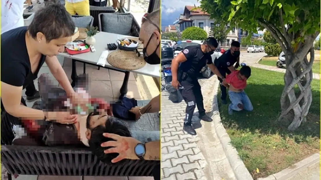 Fethiye'de Bir Şahıs Tartıştığı Kişiyi Defalarca Bıçaklayarak Ağır Yaraladı