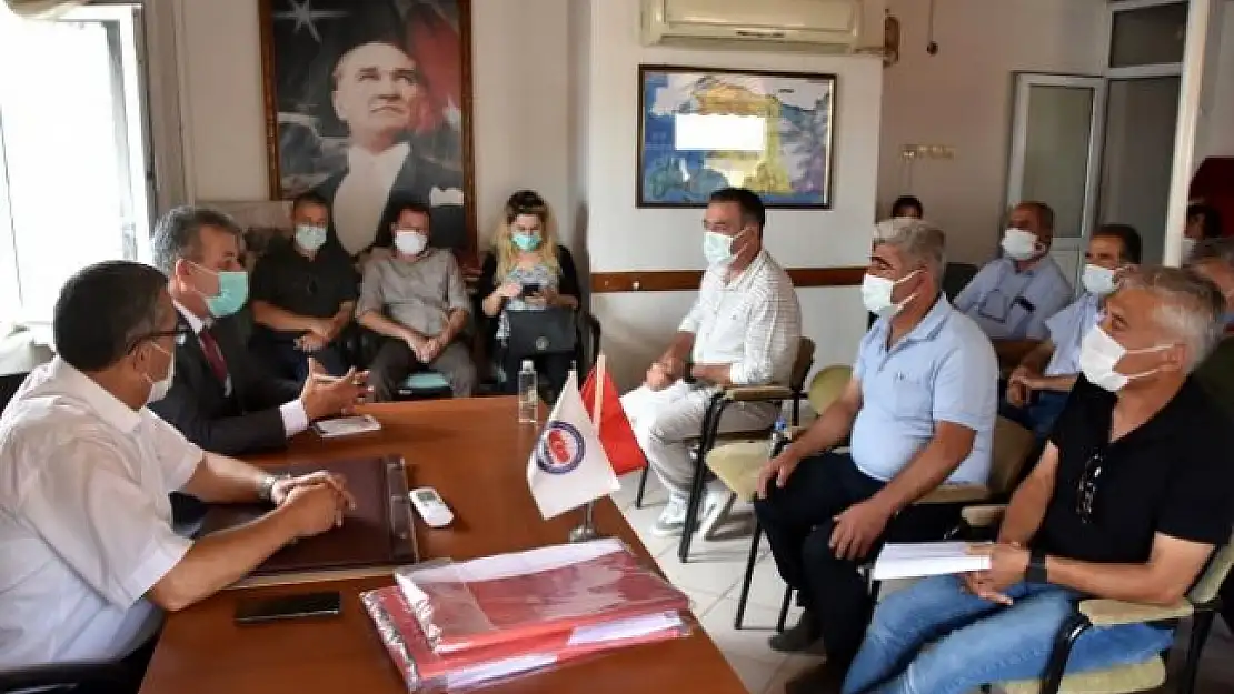 Muski Genel Müdürü Ülgen, Milaslı Muhtarlarla Görüştü