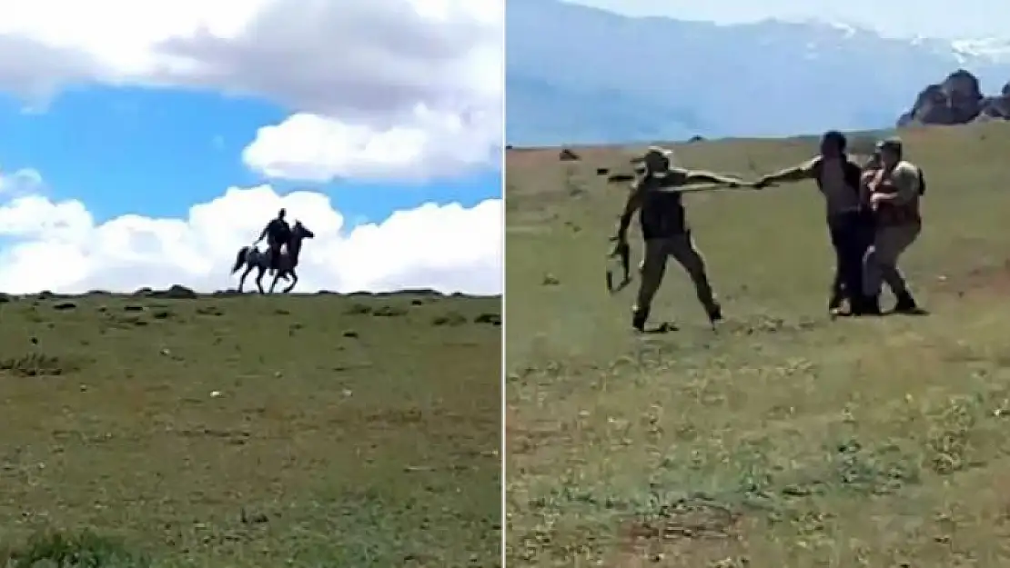 Savaşa Gider Gibi At Sırtında Sopalarla Kavgaya Koştular: 7 Yaralı