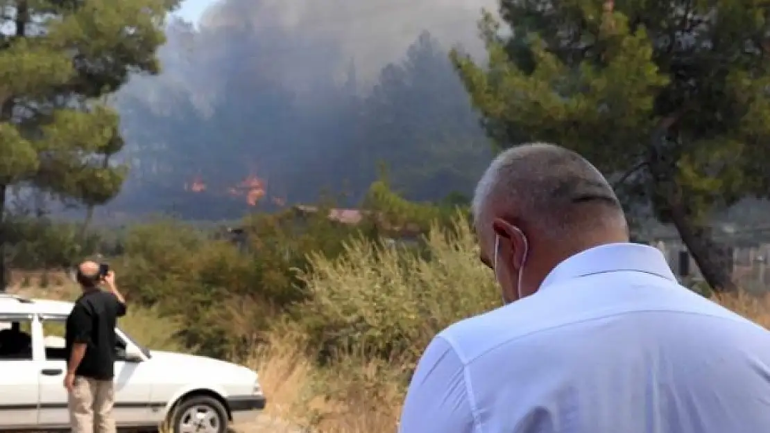 Bakan Ersoy, Marmaris'te Yangın Bölgesinde