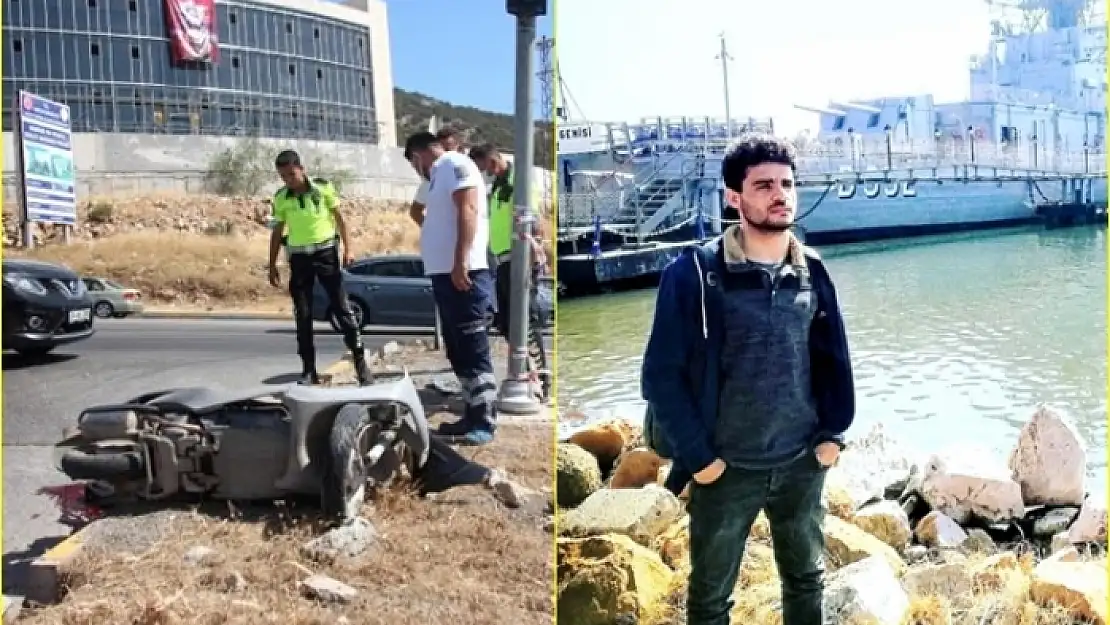 Bodrum'da Ciple Çarpışan Motosiklet Sürücüsü Hayatını Kaybetti