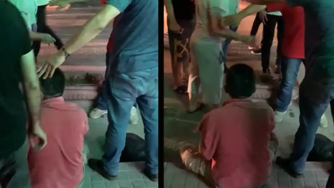 Çocukları İstismar Ettiği İddia Edilen Şahsa Mahalleliden Meydan Dayağı