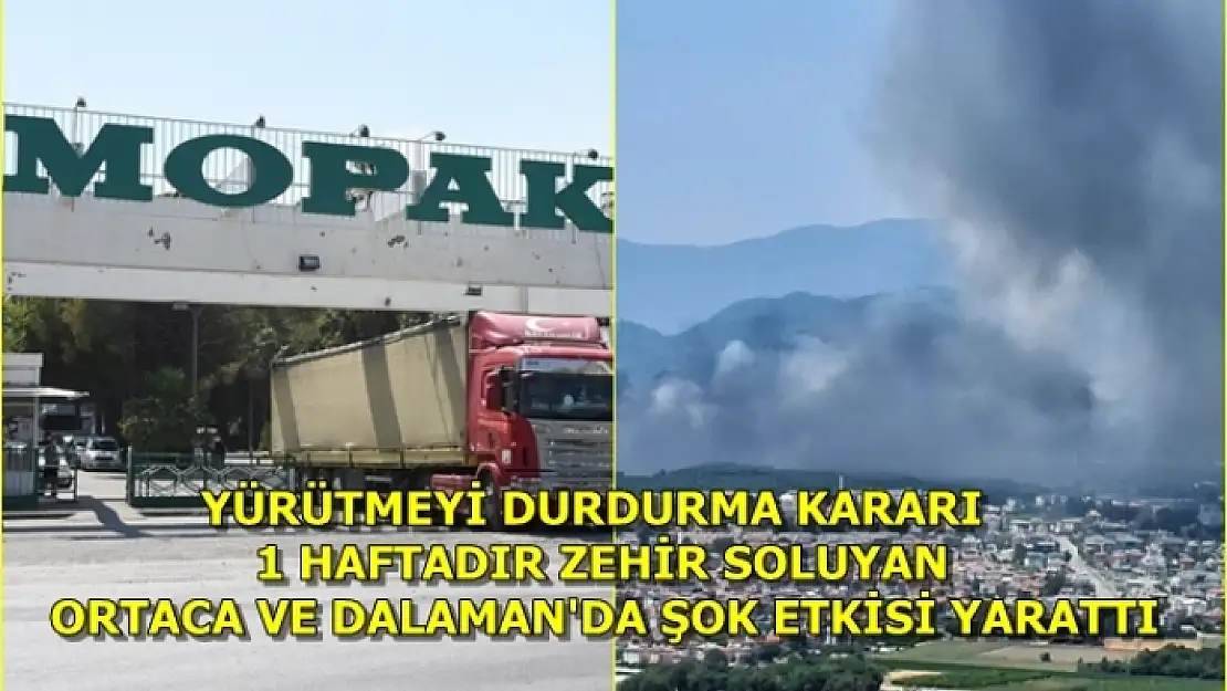 Dalaman'daki Mopak Kağıt Fabrikasını Bakanlık Kapattı, Mahkeme Geri Açtı!