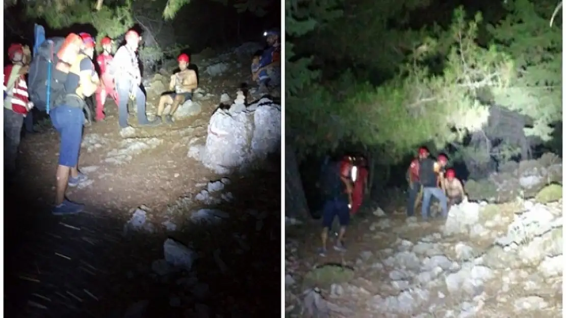 Fethiye'de Kayalıklarda Mahsur Kalan 2 Kişi Kurtarıldı