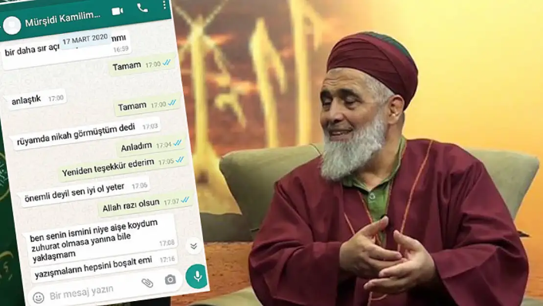 İşte Çocuğa Yönelik Cinsel İstismardan Tutuklanan Uşşaki Tarikatı Liderinin WhatsApp Yazışmaları!