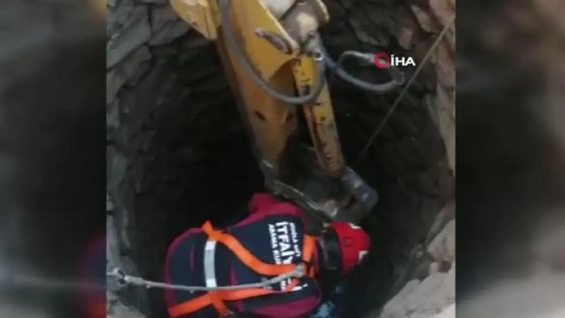 Menteşe'de Kurbanlık Dana Kuyuya Düştü