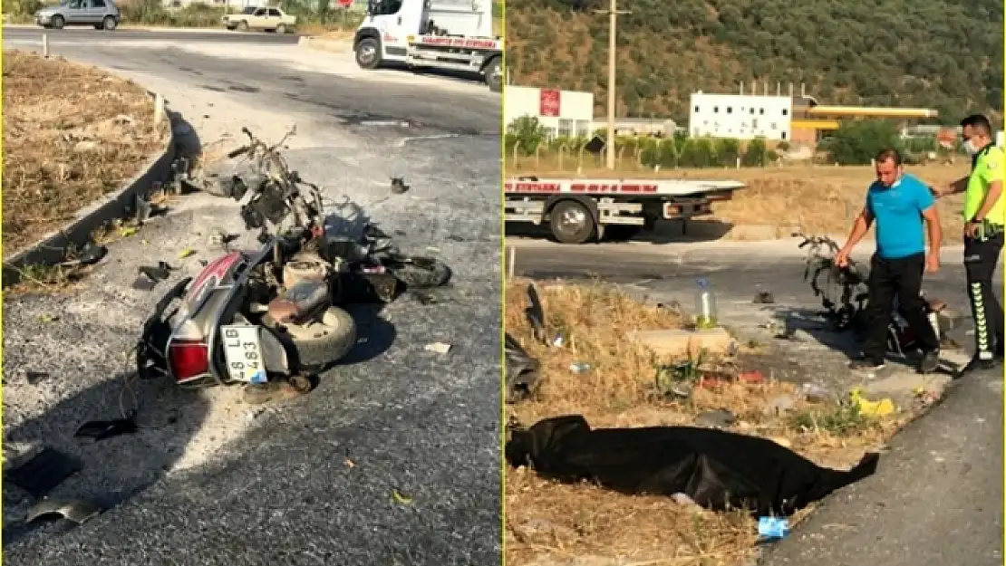 Milas'ta Trafik Kazası! Motosiklet Sürücüsü Vefat Etti