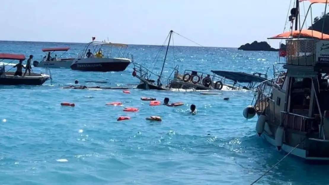 Ölüdeniz Açıklarında Batan Teknedeki Tüm Yolcular Kurtarıldı: 3 Yaralı!