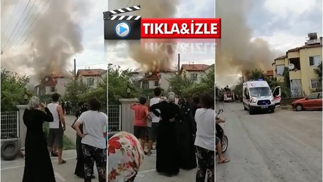 Ortaca'daki Bir Evde Çıkan Yangın Korkuttu! 1 Yaralı