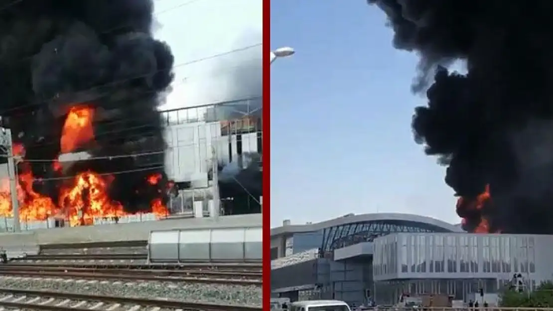 Ankara'da Korkutan Yangın