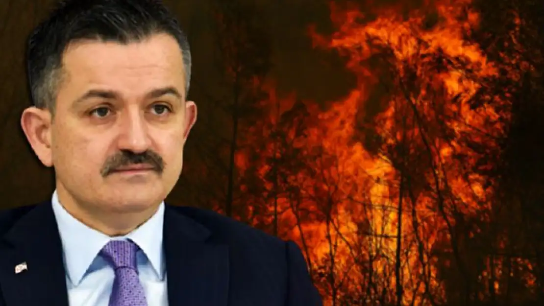 Bakan Pakdemirli'den Orman Yangınları Bütçesinin 5 Kat Azaltılması Sorusuna Geçiştirme Yanıt!