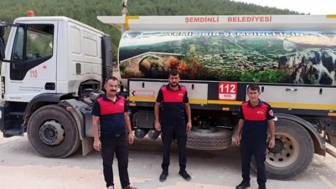Bin 900 Kilometreden Menteşe'ye Yangın Desteği