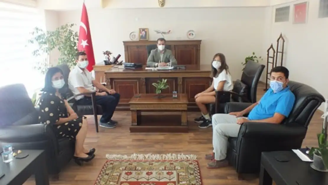 Dalamanlı Sporcular Kaymakam Güldoğan'ı Ziyaret Etti