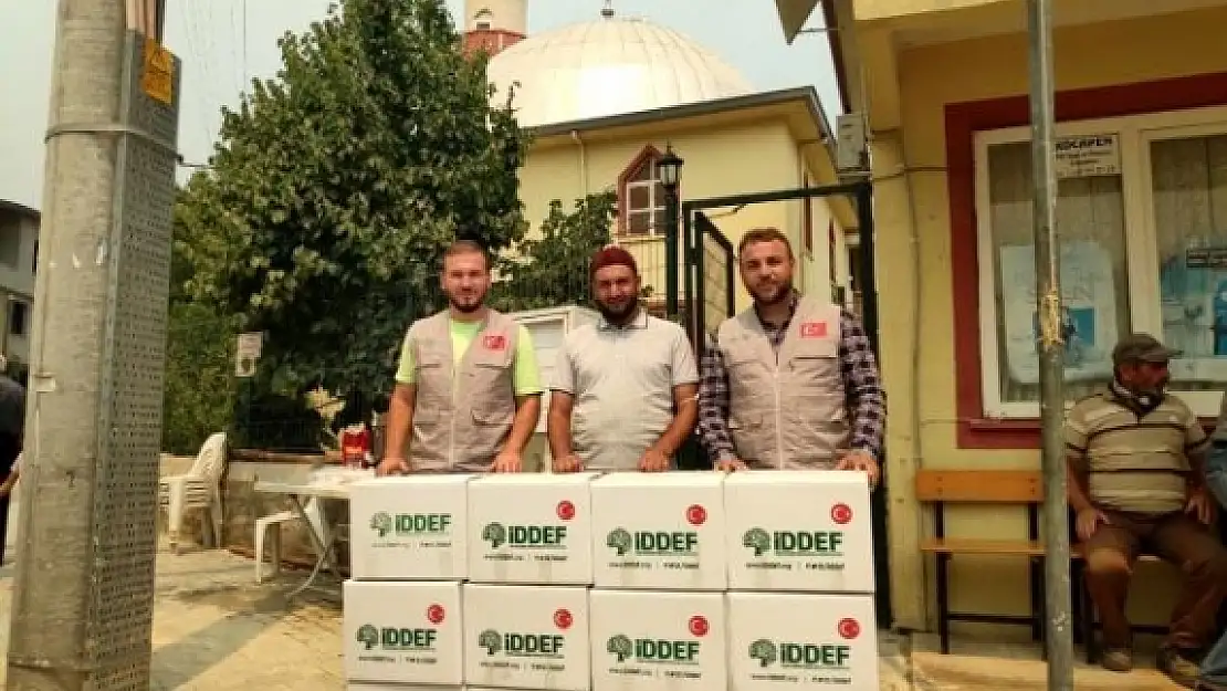 İDDEF Ekipleri Yangın Bölgesinde