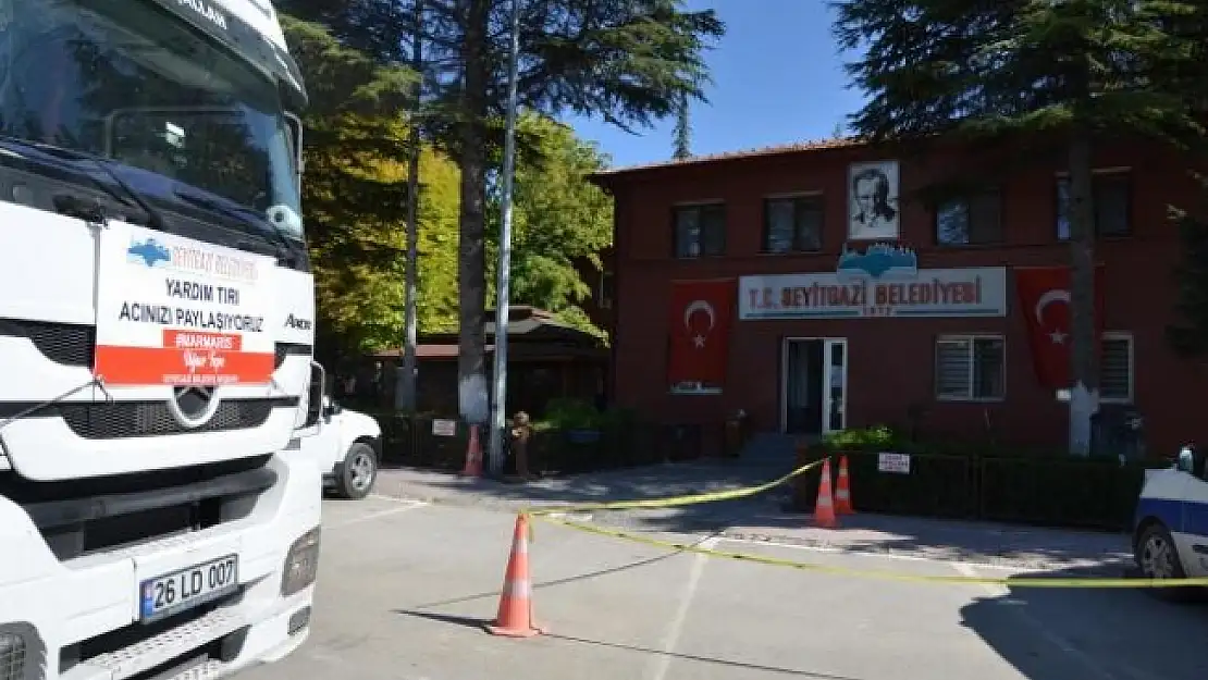 Marmaris'e Seyitgazi Belediyesi Tarafından Yardım Kampanyası Düzenlendi
