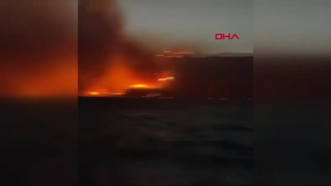 Milas'taki Yangında Termik Santral Tehdit Altında