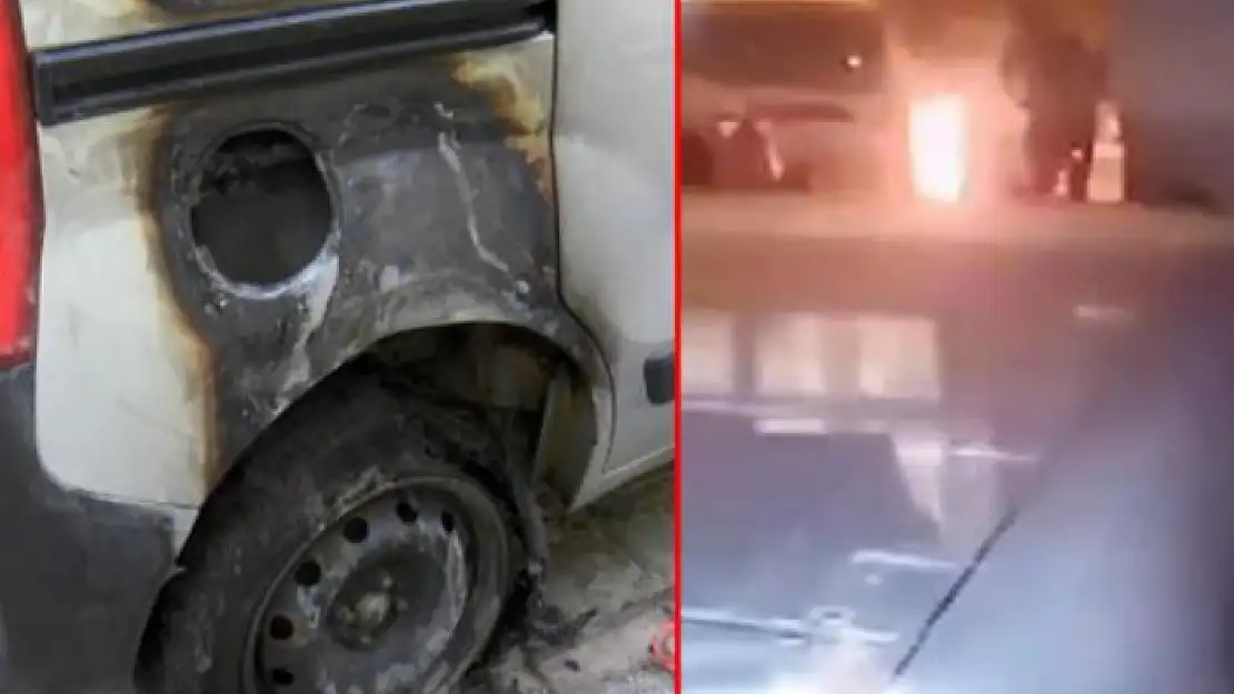 Öfkeli Genç Sevdiği Kadının Babasının Aracını Yaktı